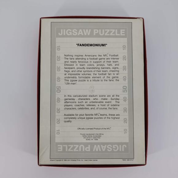 Team NFL Vintage San Francisco 49ers "Fandemonium!" 513 Piece Jigsaw Puzzle GUC - Picture 9 of 12